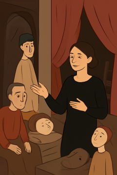 Backstage at Gabriadze Theatre